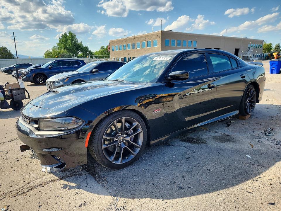DODGE CHARGER 2022 with VIN 2C3CDXGJ0NH235028 - Photo from auction