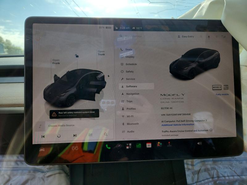صورة رقم 9 من المزاد - 2022 TESLA MODEL Y مع VIN 7SAYGDEE4NF386458