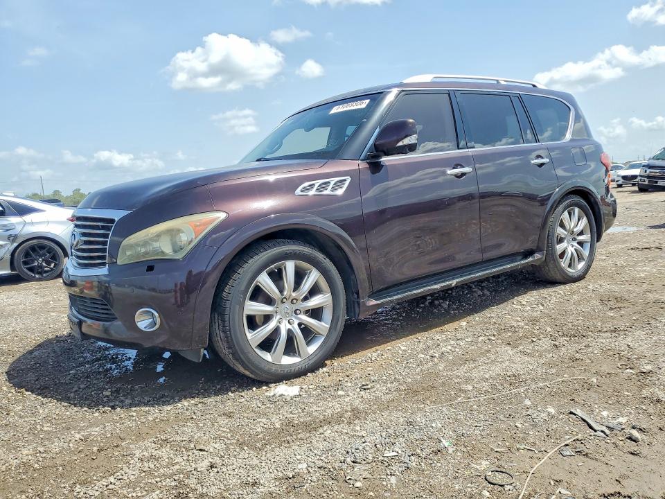 INFINITI QX56 2013 with VIN JN8AZ2ND8D9730214 - Photo from auction