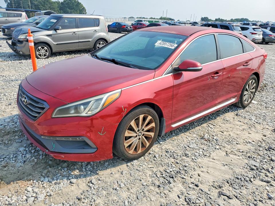 HYUNDAI SONATA 2016 with VIN 5NPE34AF7GH433447 - Photo from auction