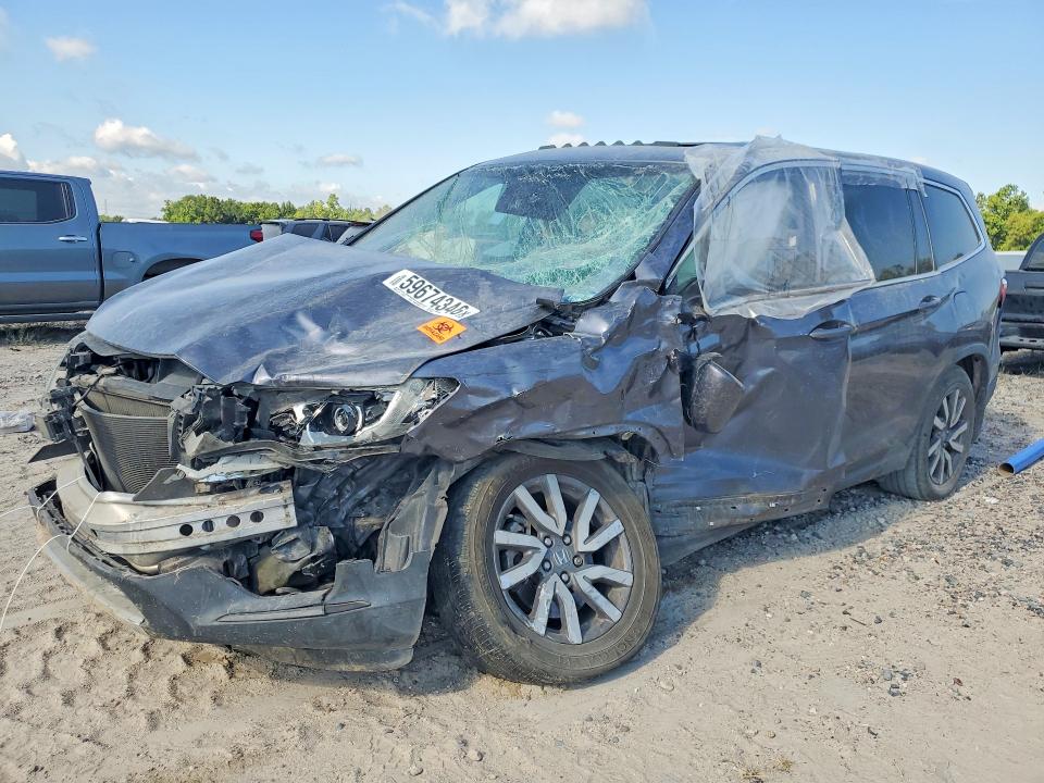 HONDA PILOT 2020 with VIN 5FNYF6H5XLB069871 - Photo from auction