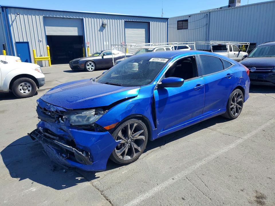 HONDA CIVIC 2019 with VIN 2HGFC2F8XKH532916 - Photo from auction