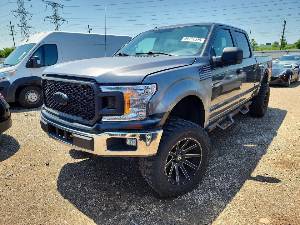 FORD F150 2018 with VIN 1FTFW1EG7JFA01598 - Photo from auction