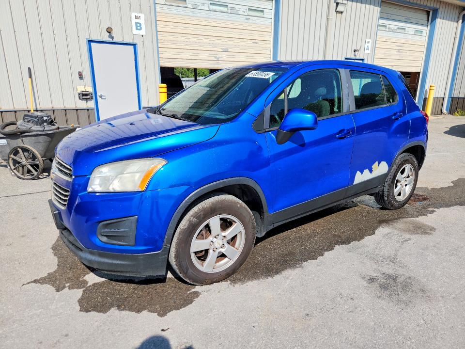 CHEVROLET TRAX 2015 with VIN KL7CJPSB5FB136202 - Photo from auction