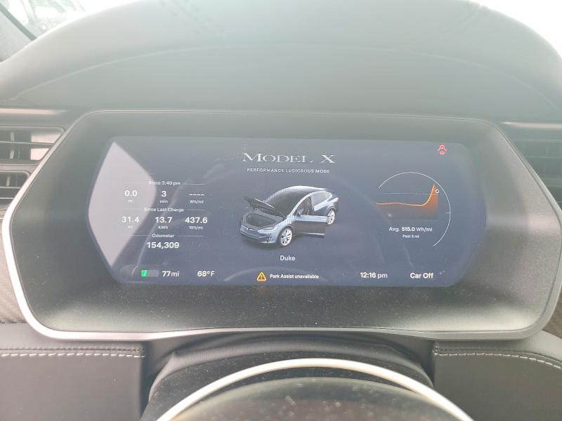 Снимка 9 от търг – 2019 TESLA MODEL X с VIN 5YJXCBE40KF185586