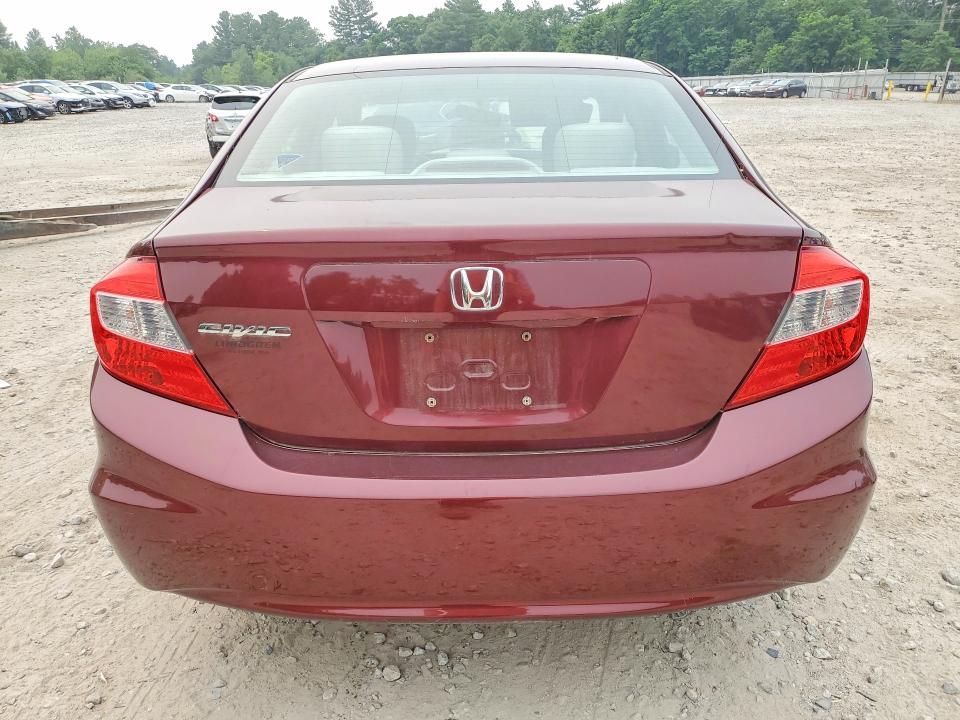Photo 6 from auction – 2012 HONDA CIVIC with VIN 19XFB2F80CE357090