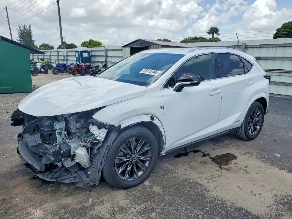 LEXUS NX 300H 2021 with VIN JTJSJRDZ0M5013694 - Photo from auction