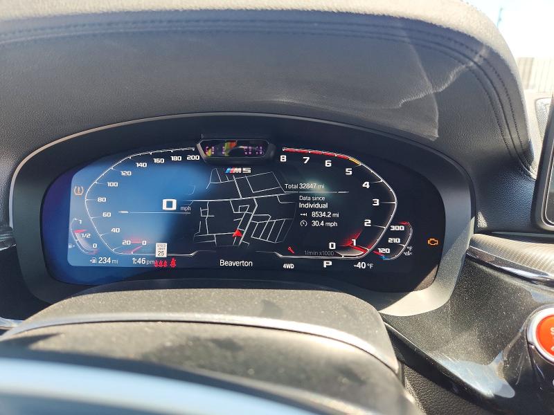 Photo 9 from auction – 2022 BMW M5 with VIN WBS83CH04NCK94954