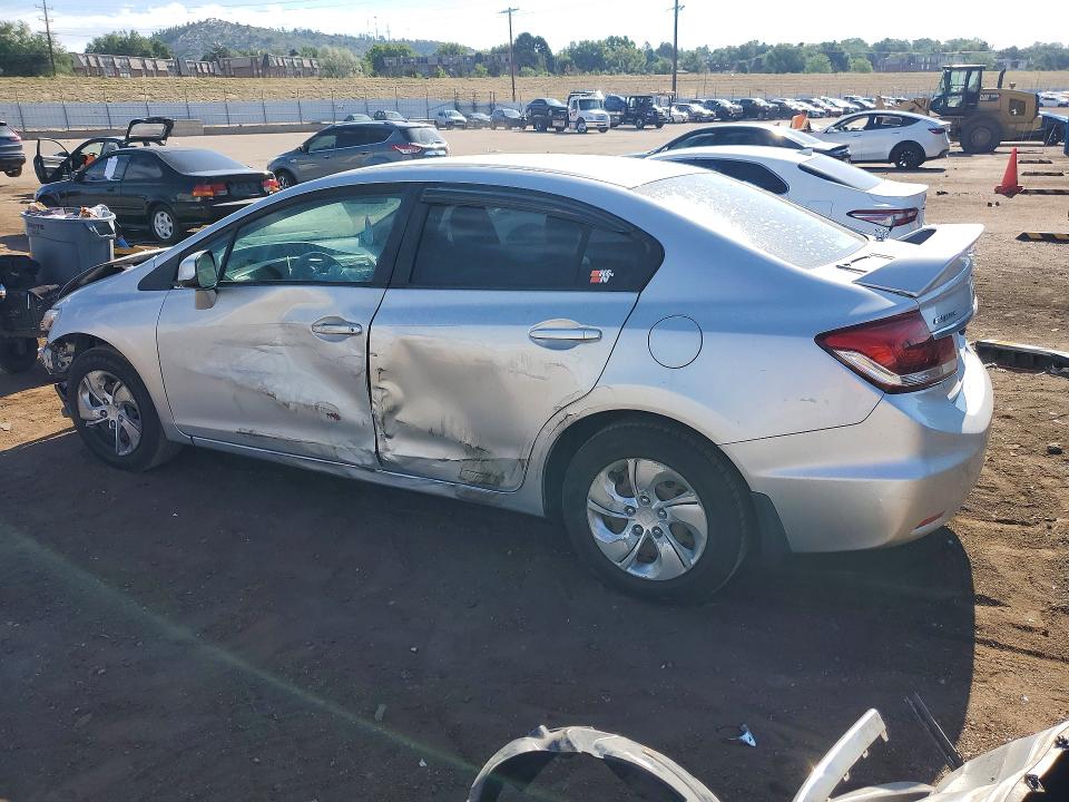Photo 2 from auction – 2013 HONDA CIVIC with VIN 19XFB2F58DE028001