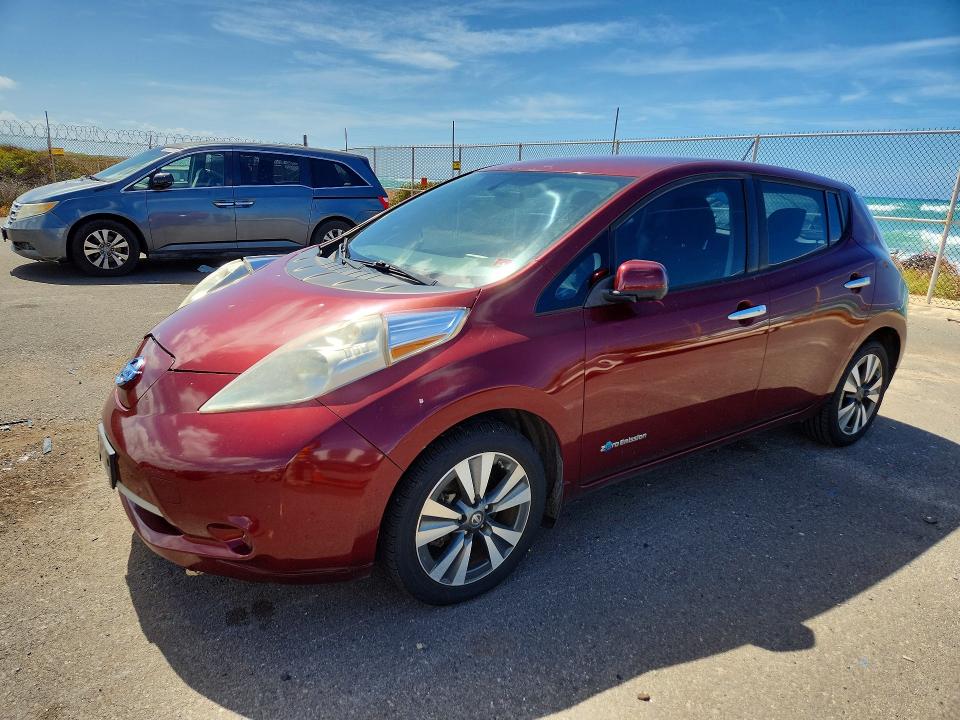 NISSAN LEAF 2016 with VIN 1N4BZ0CP9GC305650 - Photo from auction