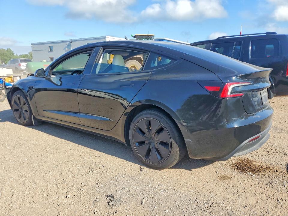 Photo 2 from auction – 2025 TESLA MODEL 3 with VIN 5YJ3E1EB3SF900782