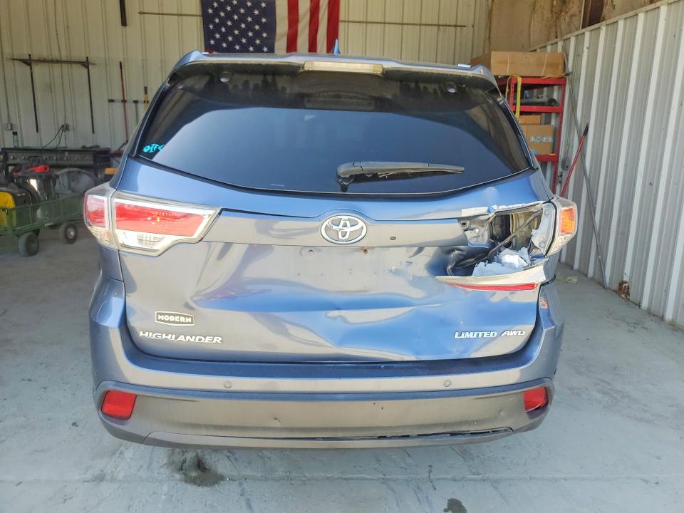Photo 6 from auction – 2014 TOYOTA HIGHLANDER with VIN 5TDDKRFH5ES046800