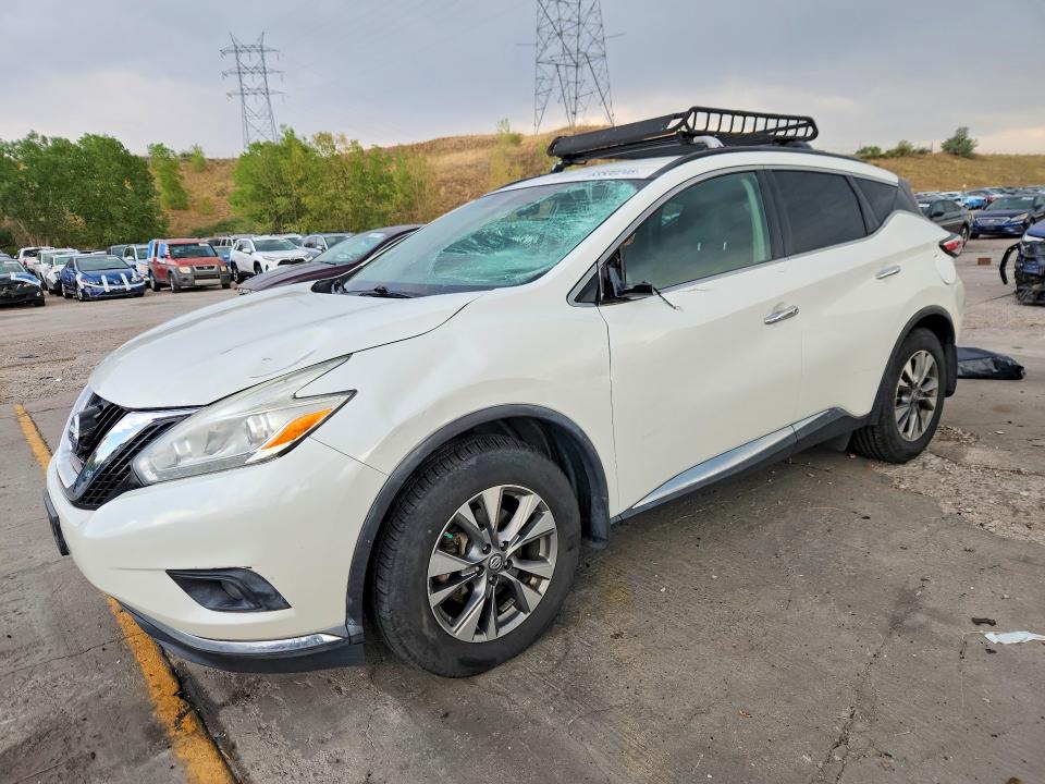 NISSAN MURANO 2016 with VIN 5N1AZ2MH8GN126654 - Photo from auction