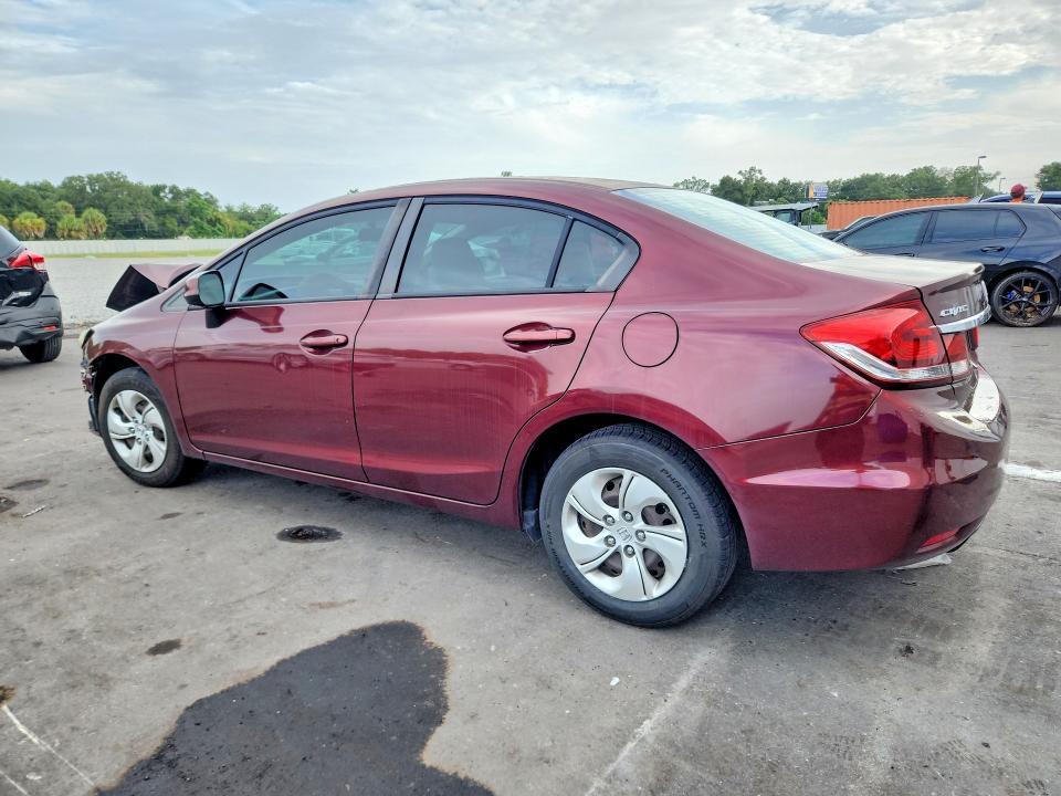 Photo 2 from auction – 2013 HONDA CIVIC with VIN 19XFB2F52DE096780