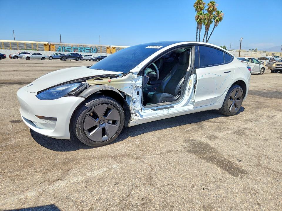 TESLA MODEL 3 2023 with VIN 5YJ3E1EA4PF477175 - Photo from auction