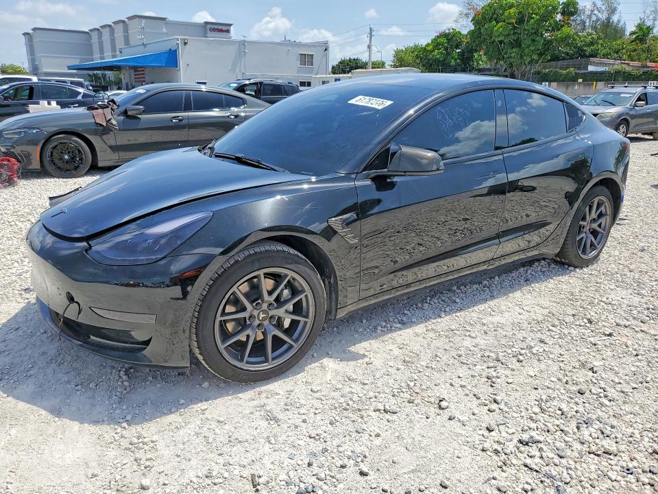 TESLA MODEL 3 2023 with VIN 5YJ3E1EA3PF461758 - Photo from auction