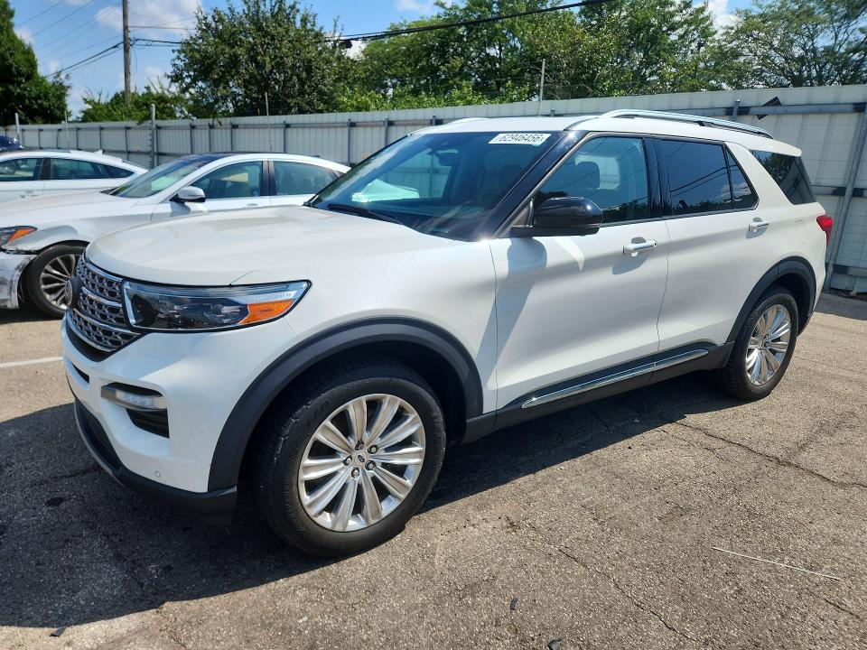 FORD EXPLORER 2021 with VIN 1FM5K8FW5MNA08349 - Photo from auction