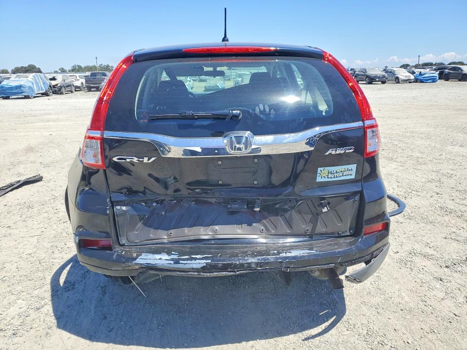 Photo 6 from auction – 2016 HONDA CR-V with VIN 5J6RM4H33GL000935