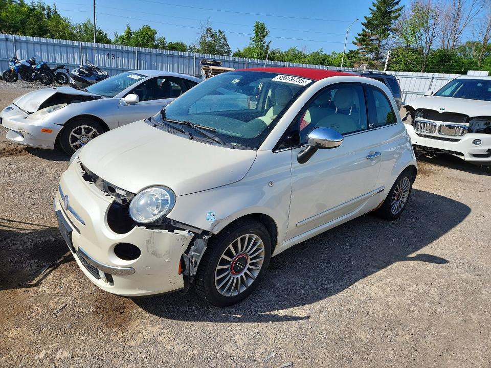 FIAT 500 2012 with VIN 3C3CFFER9CT378478 - Photo from auction