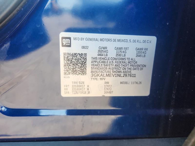 Photo 14 from auction – 2022 GMC TERRAIN with VIN 3GKALMEV1NL297611