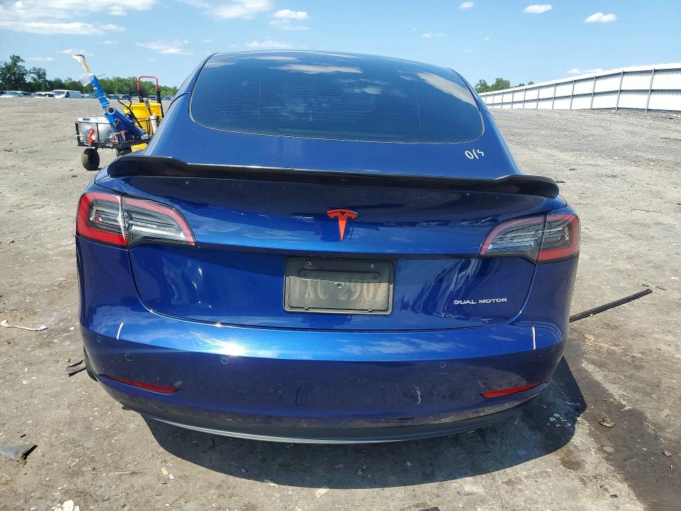Photo 6 from auction – 2022 TESLA MODEL 3 with VIN 5YJ3E1EBXNF246691