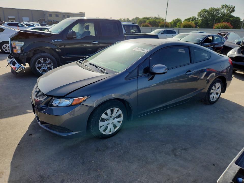 HONDA CIVIC 2012 with VIN 2HGFG3B5XCH527397 - Photo from auction