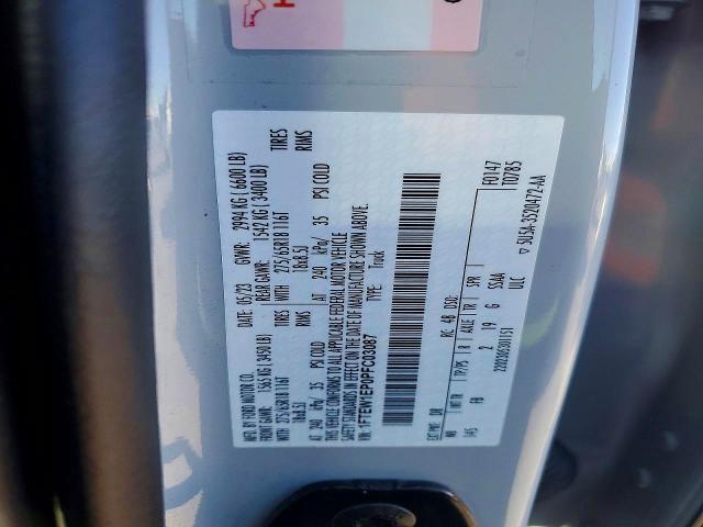 Photo 12 from auction – 2023 FORD F150 with VIN 1FTEW1EP0PFC03087