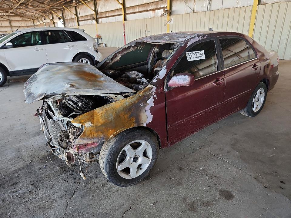 TOYOTA COROLLA 2006 with VIN JTDBR32E760082634 - Photo from auction