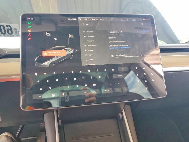 Photo 9 from auction – 2018 TESLA MODEL 3 with VIN 5YJ3E1EA1JF058319