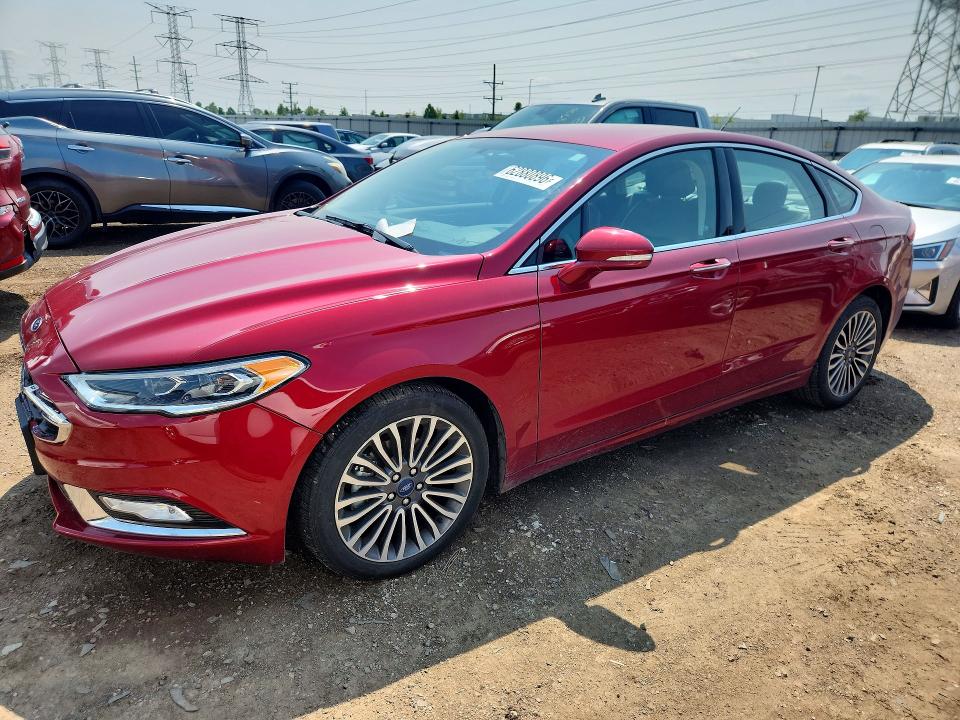 Photo 1 from auction – 2017 FORD FUSION with VIN 3FA6P0T98HR284222