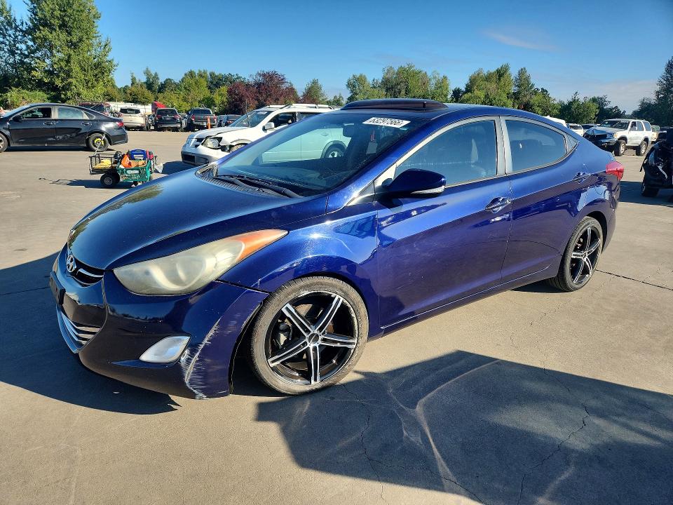 HYUNDAI ELANTRA 2013 with VIN 5NPDH4AE9DH207992 - Photo from auction
