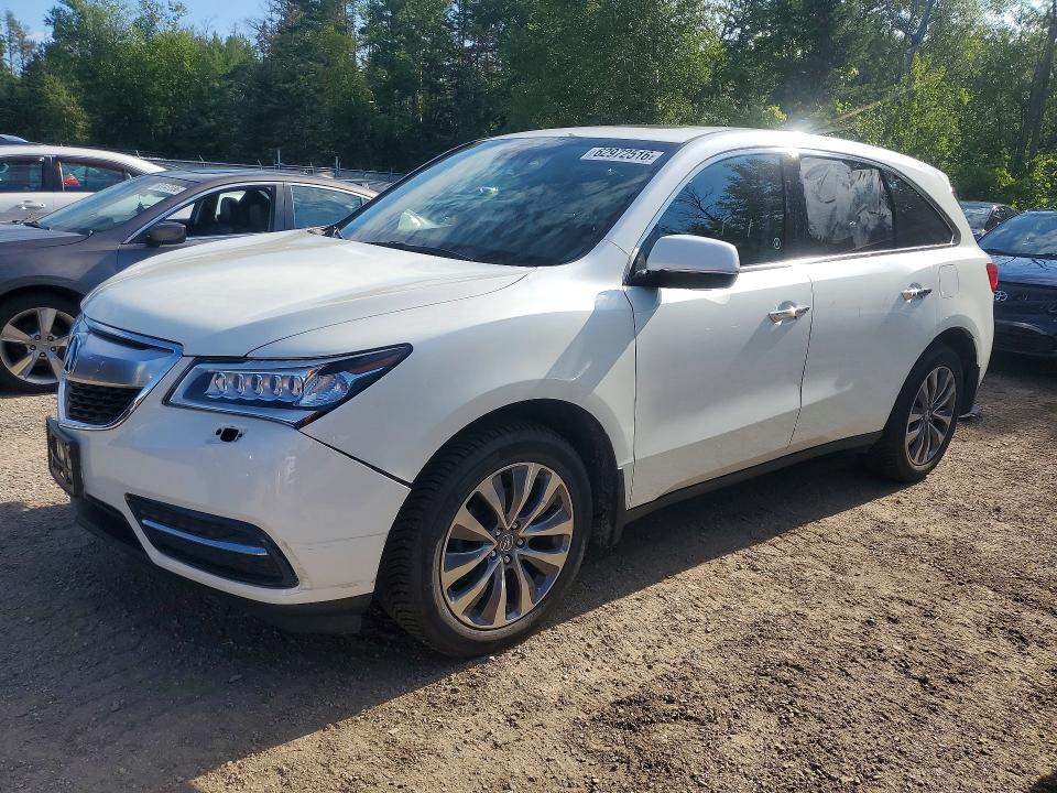 ACURA MDX 2014 con VIN 5FRYD4H6XEB507549 - Foto de la subasta