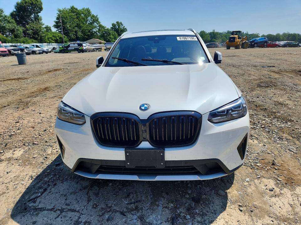 Photo 5 from auction – 2022 BMW X3 with VIN 5UX53DP08N9M73883