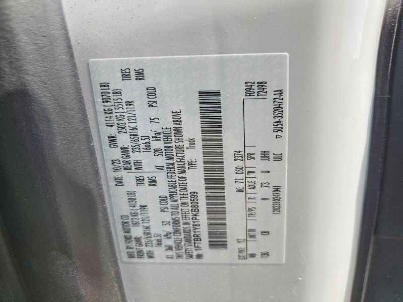 Photo 14 from auction – 2023 FORD TRANSIT with VIN 1FTBR1Y81PKB80599