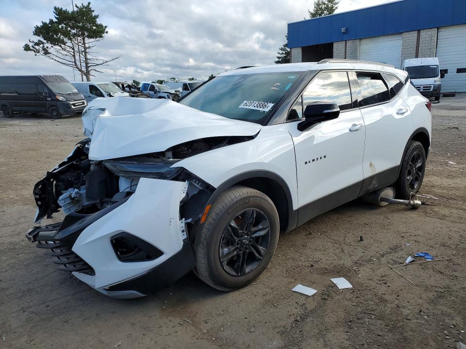 CHEVROLET BLAZER 2021 with VIN 3GNKBCRS8MS551033 - Photo from auction