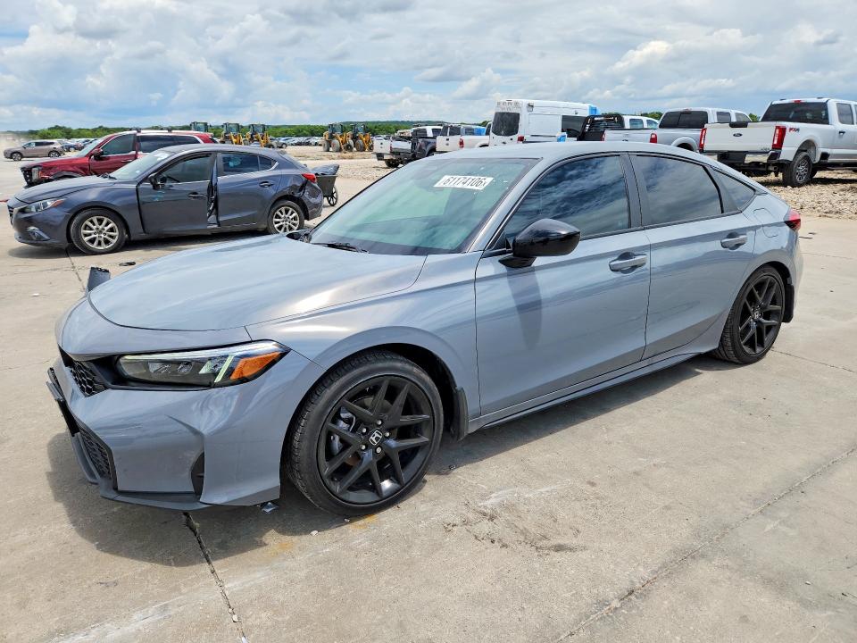 Photo 1 from auction – 2025 HONDA CIVIC with VIN 19XFL2H83SE020423