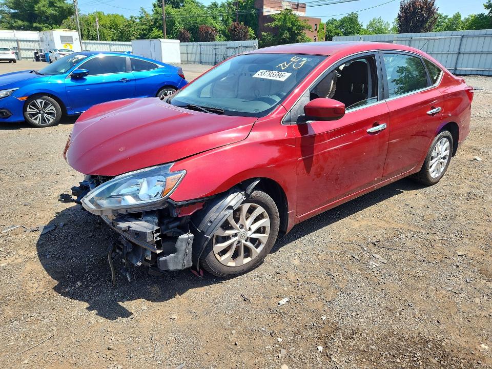 NISSAN SENTRA 2018 with VIN 3N1AB7AP4JY232792 - Photo from auction