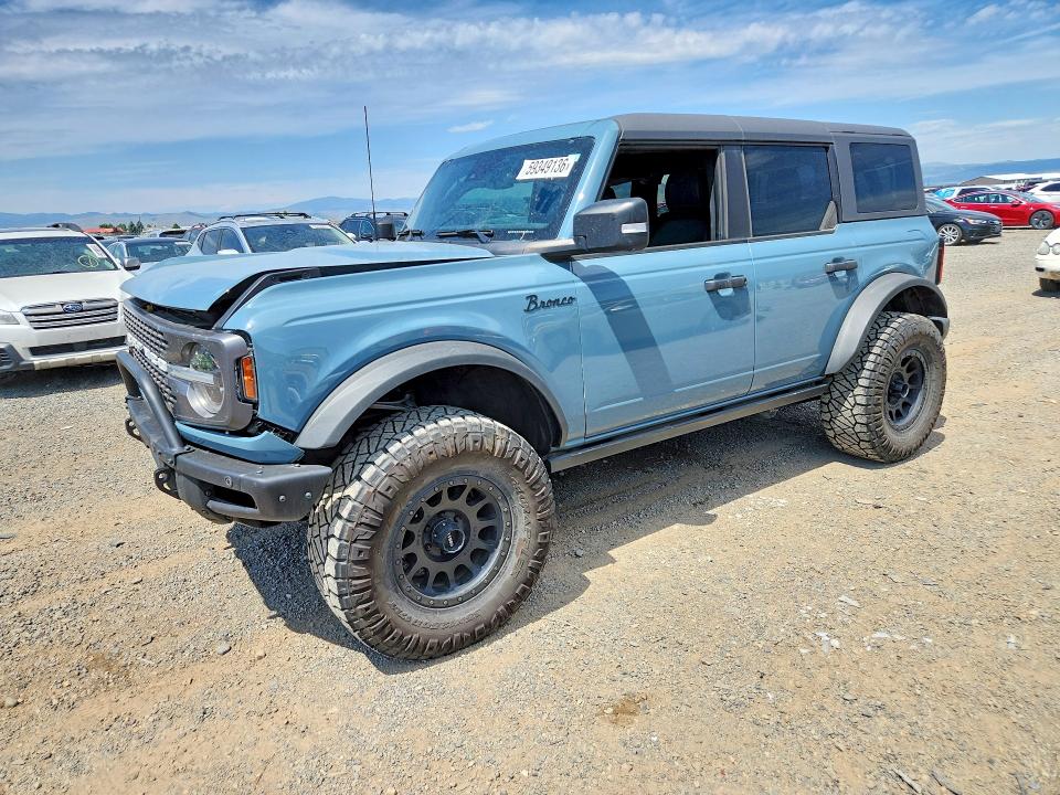 FORD BRONCO 2022 with VIN 1FMEE5DH9NLB07800 - Photo from auction