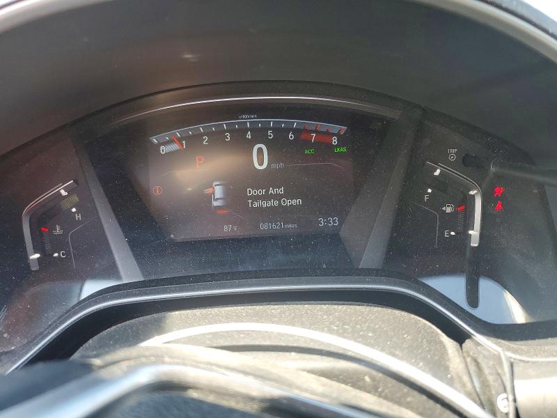 Photo 9 from auction – 2018 HONDA CR-V with VIN 7FARW2H85JE044997