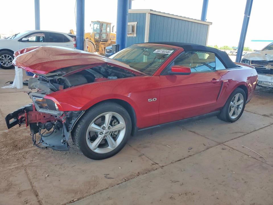 FORD MUSTANG 2011 with VIN 1ZVBP8FF2B5115152 - Photo from auction