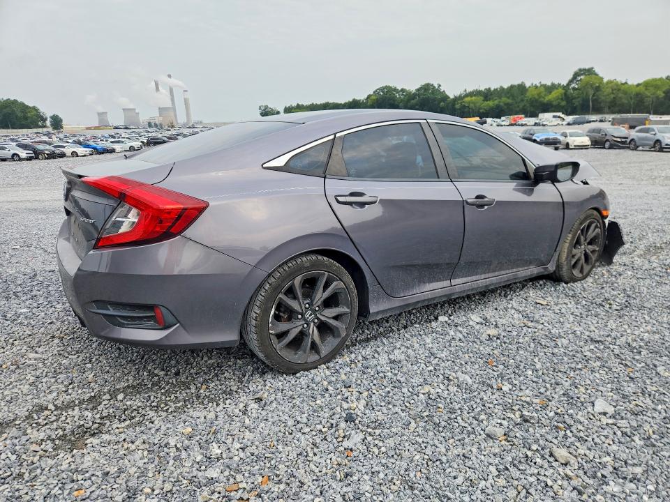 Photo 3 from auction – 2020 HONDA CIVIC with VIN 19XFC2F88LE010040