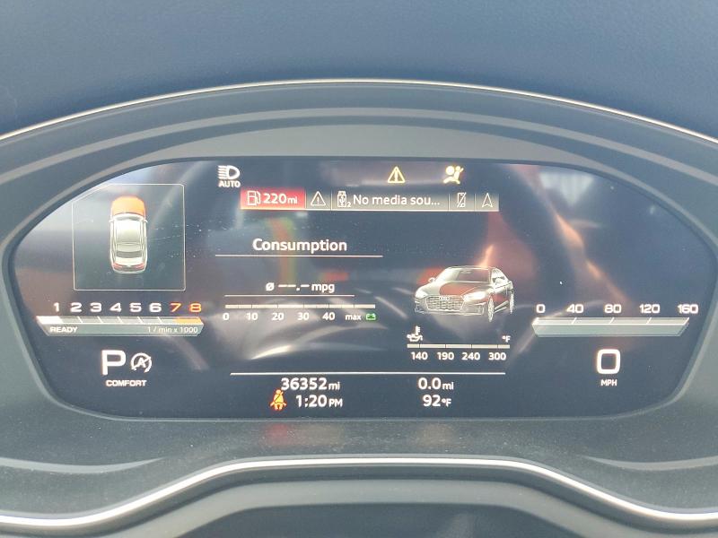 Photo 9 from auction – 2022 AUDI A5 with VIN WAUTAAF51NA028942