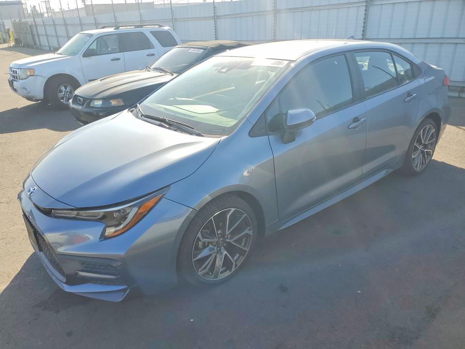 TOYOTA COROLLA 2022 with VIN 5YFS4MCE5NP106758 - Photo from auction