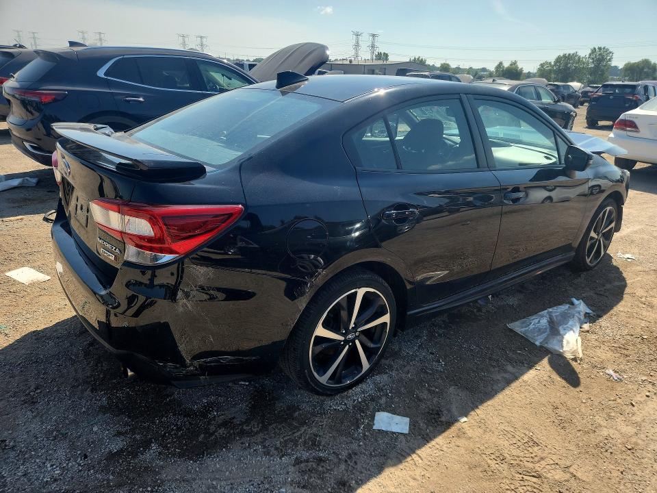 Photo 3 from auction – 2022 SUBARU IMPREZA with VIN 4S3GKAM6XN3608420
