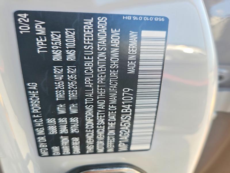 صورة رقم 14 من المزاد - 2025 PORSCHE MACAN مع VIN WP1AG2A5XSLB41079