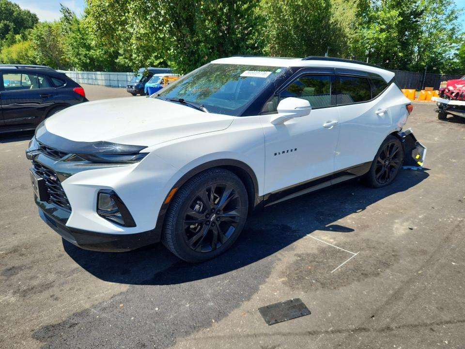 CHEVROLET BLAZER 2019 with VIN 3GNKBJRS9KS591221 - Photo from auction