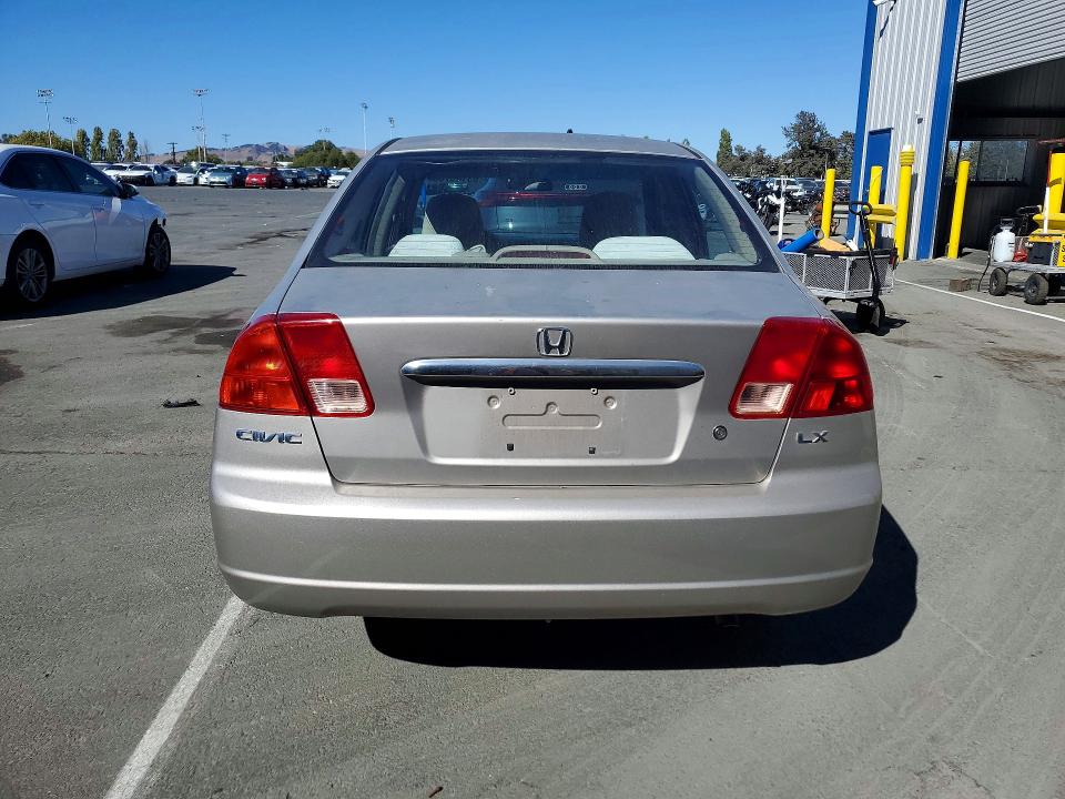 Photo 6 from auction – 2002 HONDA CIVIC with VIN 1HGES16562L003416
