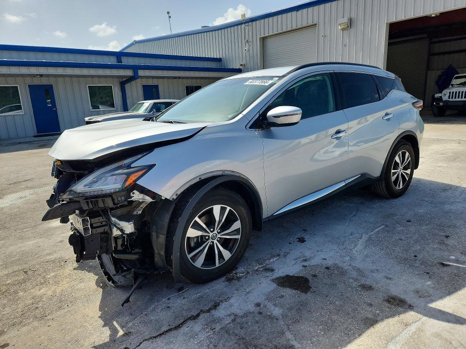 NISSAN MURANO 2019 with VIN 5N1AZ2MJ8KN165093 - Photo from auction
