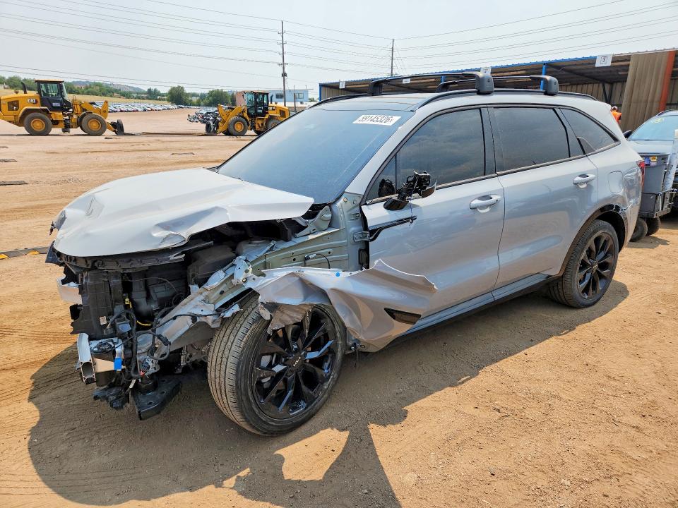 KIA SORENTO 2022 with VIN 5XYRKDLF5NG142144 - Photo from auction