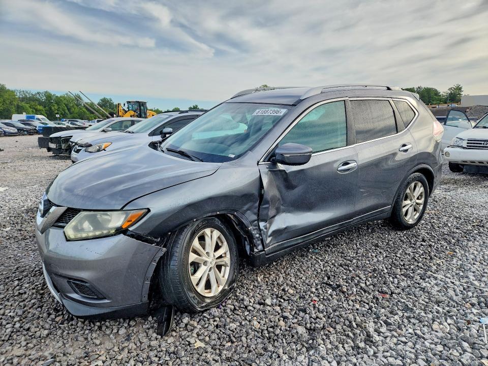 NISSAN ROGUE 2015 with VIN 5N1AT2MT4FC927582 - Photo from auction